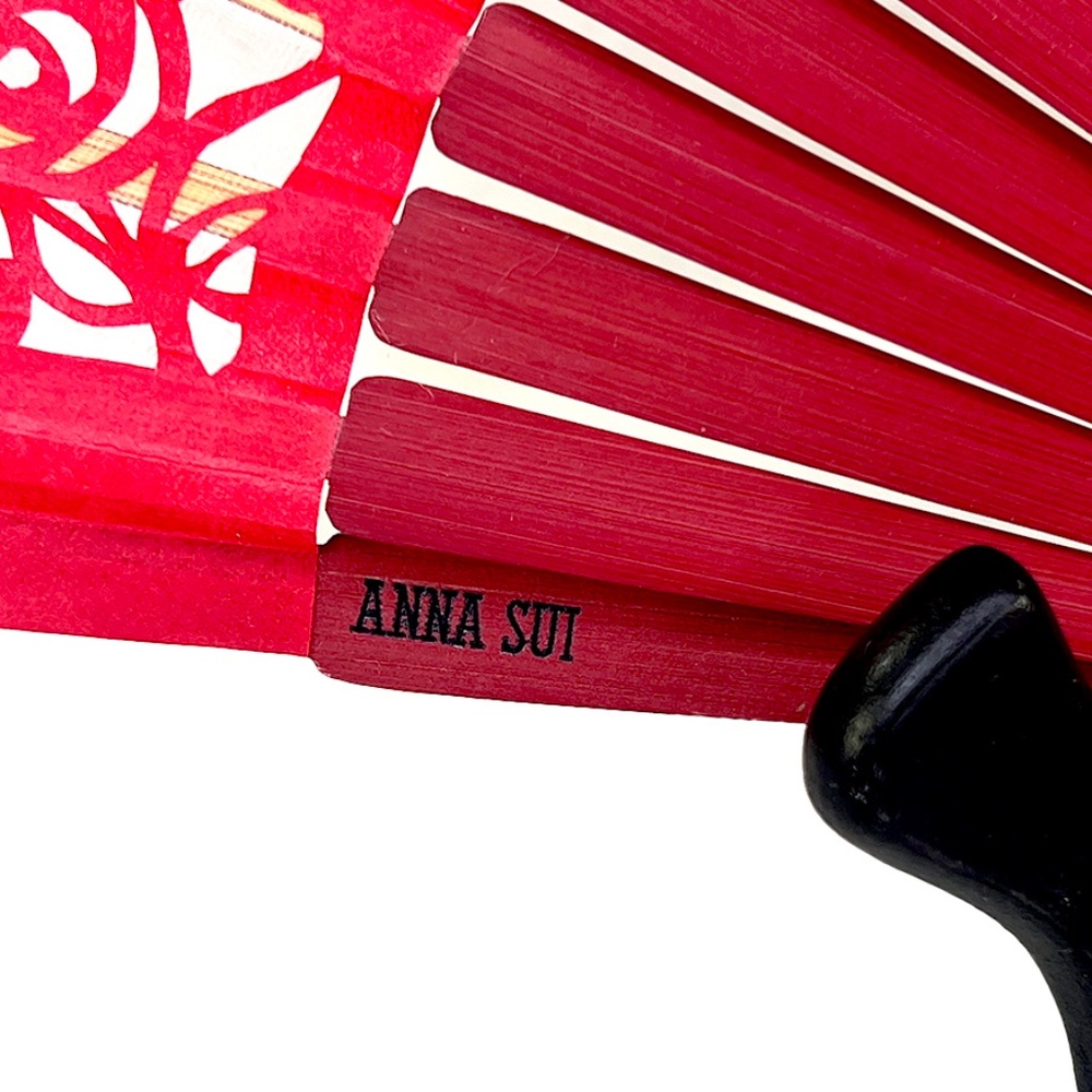 Vintage Anna Sui Red Sensu Fan & Light Stand from Japan - Picture 5 of 5